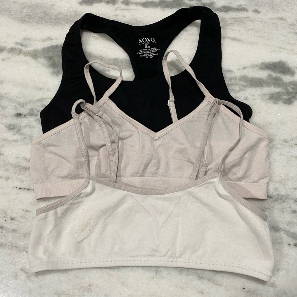 Three Bralettes